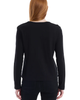 WILT Clothing WILT Clothing V-Neck Long Sleeve Mixed Media Tee with Lace - 5