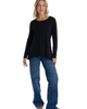 WILT Clothing WILT Clothing Wide Neck Long Sleeve Tee - 4