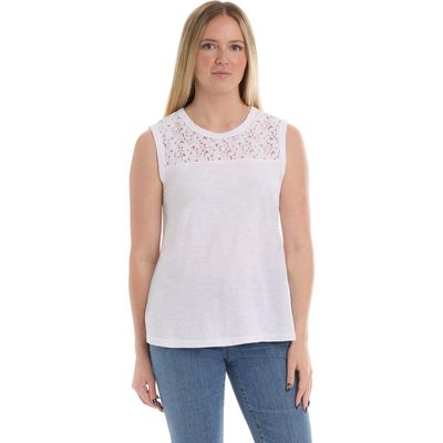 Wilt Wilt Shell with Lace Yoke Top
