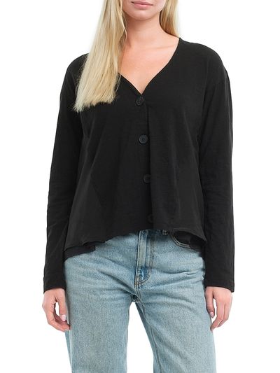 Wilt Women's Button Front Mixed Cardigan