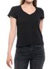 Wilt Women's Slim Deep V-Neck Rib Back T-Shirt - 3