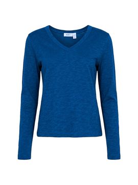 Wilt Women's V-Neck Long Sleeve Baby Baby Fit Tee
