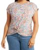 Wit & Wisdom Wit & Wisdom Floral Twist Hem Top (Nordstrom Exclusive) - 1