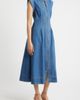 Wit & Wisdom Wit & Wisdom Pleated Denim Midi Dress - 3