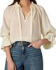 Wit & Wisdom Wit & Wisdom Pleated Tie Neck Top - 1