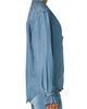 Wit & Wisdom Wit & Wisdom Ruffle Neck Lyocell Chambray Shirt - 3