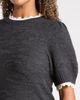 Wit & Wisdom Wit & Wisdom Scallop Trim Puff Sleeve Sweater - 4