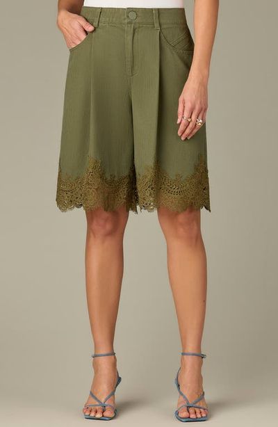 Wit & Wisdom Wit & Wisdom Skyrise Lace Trim Bermuda Shorts