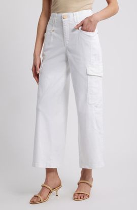 Wit & Wisdom Wit & Wisdom Skyrise Wide Leg Cargo Pants