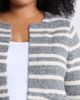 Wit & Wisdom Wit & Wisdom Striped Blouson Sleeve Cardigan - 4