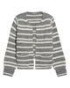 Wit & Wisdom Wit & Wisdom Striped Blouson Sleeve Cardigan - 5
