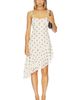 With Harper Lu With Harper Lu Asymmetrical Frill Midi Dress - 1
