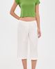 With Jéan With Jéan Arden Capri Pants White - 5