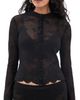 With Jéan With Jéan Belinda Top Black Lace - 1