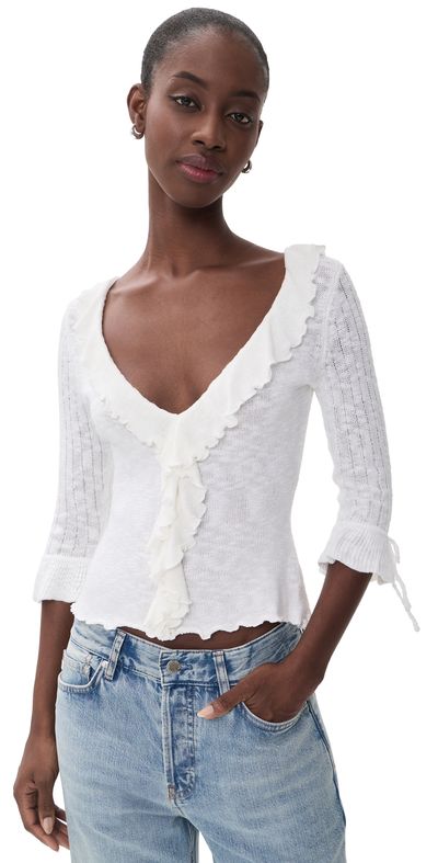 With Jéan With Jéan Bianca Top White