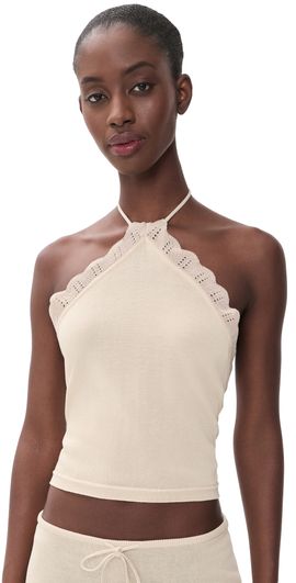 With Jéan With Jéan Isla Top Beige