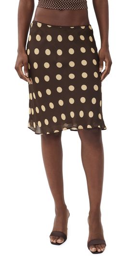 With Jéan With Jéan Penny Skirt Yellow Dot