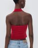 With Jéan With Jéan Rose Knit Top Red - 3