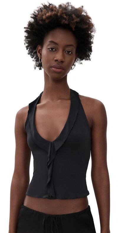 With Jéan With Jéan Ruby Top Black