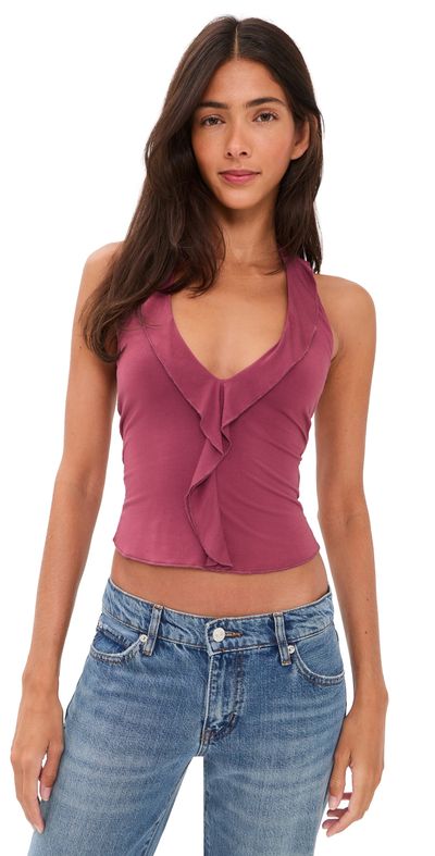 With Jéan With Jéan Ruby Top Plum