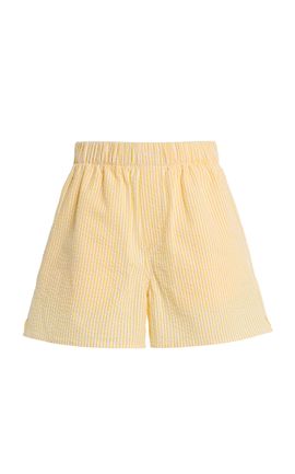 With Nothing Underneath With Nothing Underneath Exclusive The Boxer Seersucker Shorts