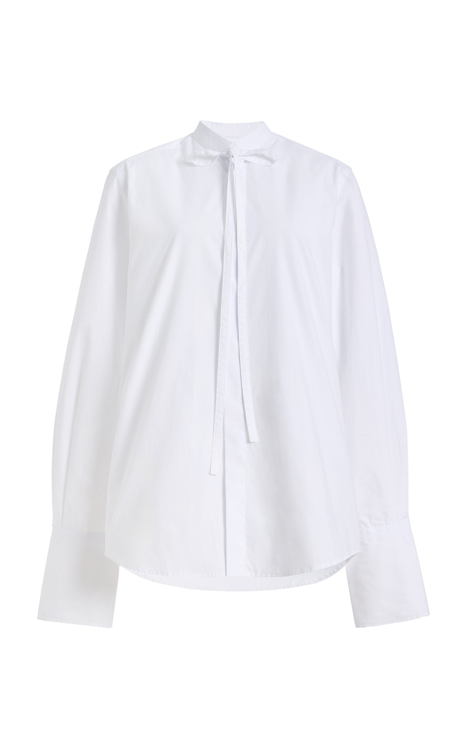 With Nothing Underneath With Nothing Underneath Exclusive The Boyfriend Cotton BowTie Shirt