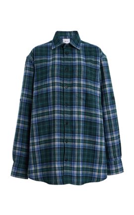 With Nothing Underneath With Nothing Underneath The Oversized Checked Cotton Shirt Multi M