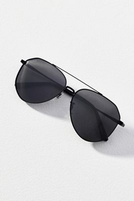 WMP Eyewear Ramsey Metal Aviator Sunglasses