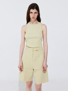 WNDERKAMMER Belted Cotton Bermuda Shorts