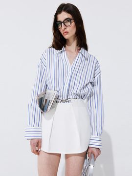 WNDERKAMMER Tuck Skirt_White