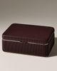 WOLF Bella Vegan Textured Leather Jewelry Box - 2