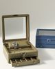 WOLF Leather Earth Watch Stand Box - 2