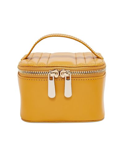 WOLF Maria Zip Leather Jewelry Cube