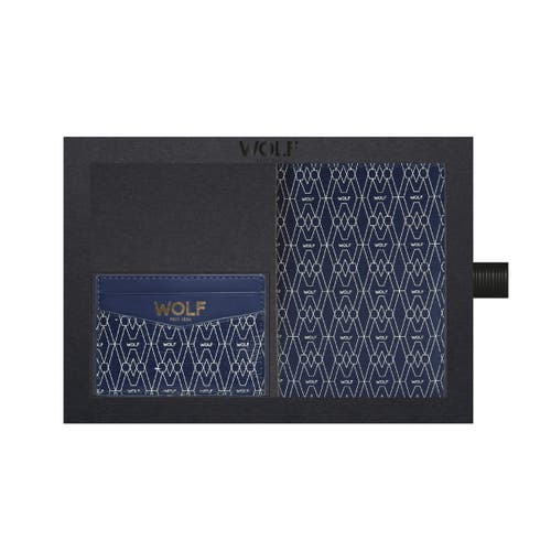 WOLF WOLF Signature Passport & Card Case Gift Set