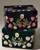 WOLF Zoe Velvet Floral Embroidered Jewelry Box - 3