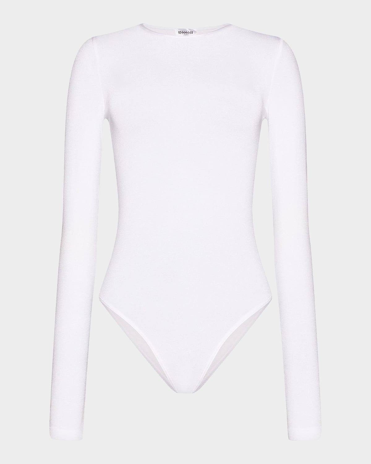 Wolford Jewel Neck Long-Sleeve Bodysuit