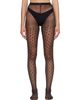 Wolford Wolford Black Blossom Tights - 1