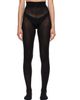 Wolford Wolford Black Cashmere & Silk Tights - 1