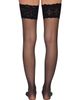 Wolford Wolford Black Satin Touch 20 Stay-Up Stockings - 2