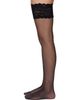 Wolford Wolford Black Satin Touch 20 Stay-Up Stockings - 3
