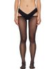 Wolford Wolford Black Stay-Hip Individual 12 Tights - 1