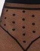 Wolford Wolford Dotted Garter Belt Tights Black/Black - 3