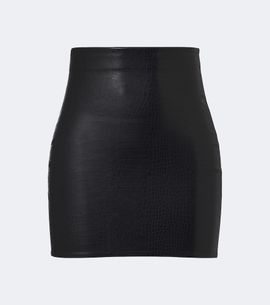 Wolford Wolford Embossed croc-effect miniskirt