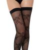 Wolford Wolford Floral Lace Stay Up Thigh Highs - 4