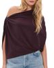 Wolford Wolford Fluid Drape Bodysuit Wild Plum - 1