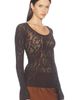 Wolford Wolford Infinite Rose Net Long Sleeve Top - 2