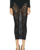 Wolford Wolford Infinite Rose Net Skirt - 1
