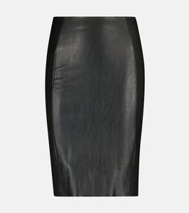 Wolford Wolford Jenna faux leather midi skirt