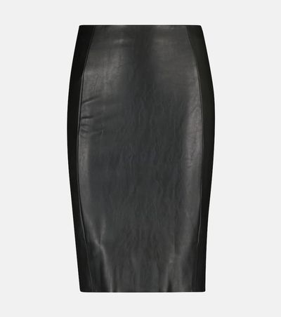 Wolford Wolford Jenna faux leather midi skirt