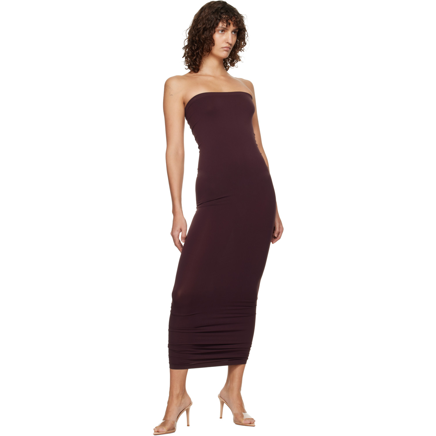 wolford fatal strapless stretch-jersey maxi dress Ladies dresses